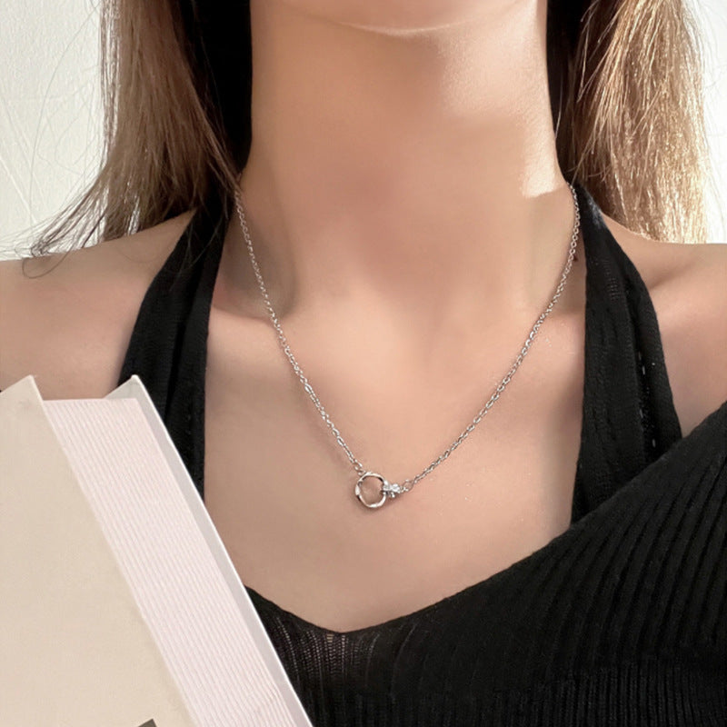 Women's Golden Bean Clavicle Chain Light Luxury Necklaces