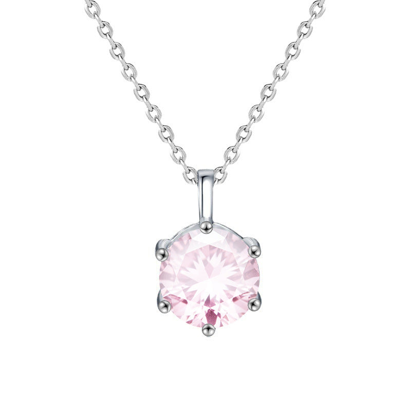 Women's Moissanite Sterling Sier Design Gift Pendants