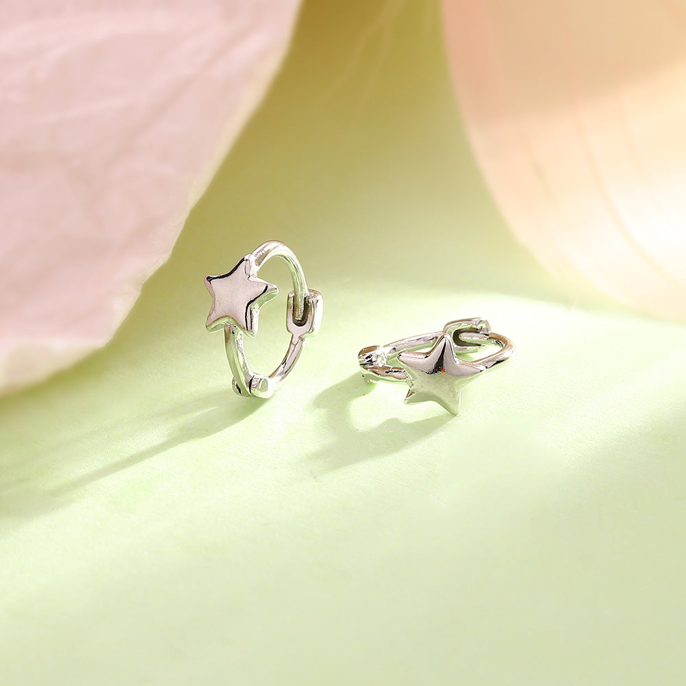 Innovative Clip Fashion Pentagram Mini Star Rings