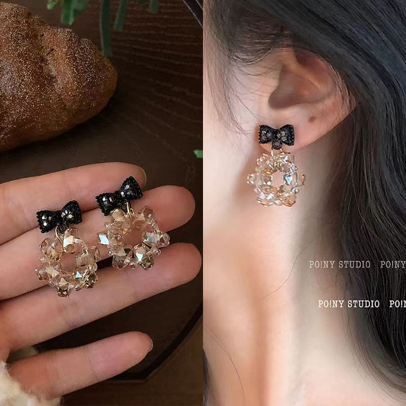 Fun Cartoon Bear Ear Sweet Spring Earrings