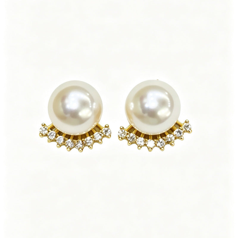 Women's Simple Match Niche Sweet Elegant Temperament Entry Stud Earrings