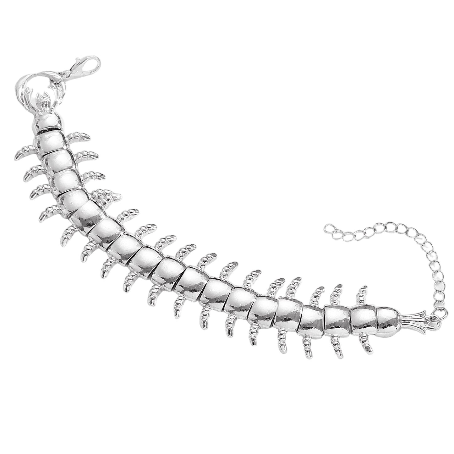 Men's Fashionable Simple Personalized Punk Centipede For Bracelet