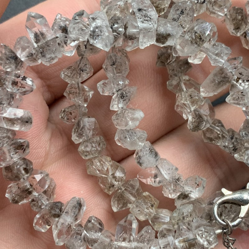Natural Pakistan Oil Gall Flash Diamond Double Pointed Black Yellow Bracelets