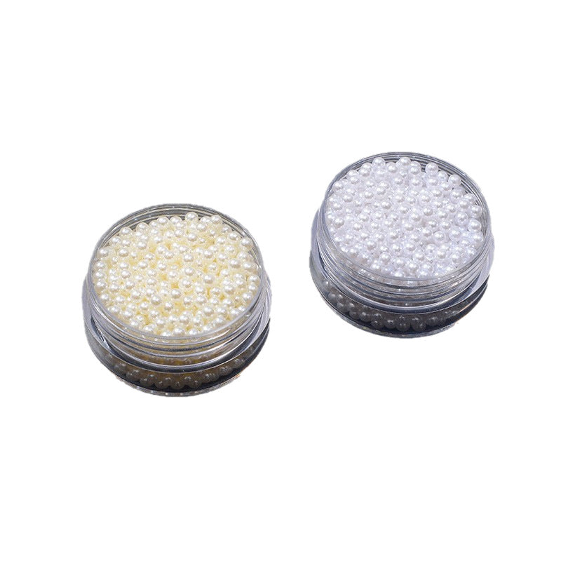 Imitation Pearl Paint Round Beads Beaded Jewelry Accessories