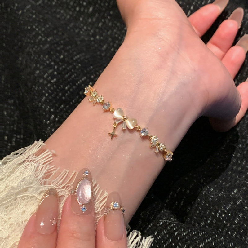 Women's Minority High-grade Bow Popular Fashion Temperament Bracelets