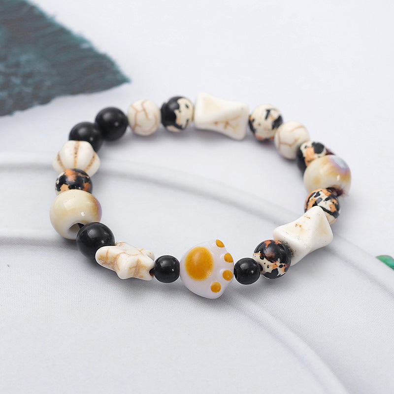 Retro Ethnic Style Niche Ceramic Female Bracelet