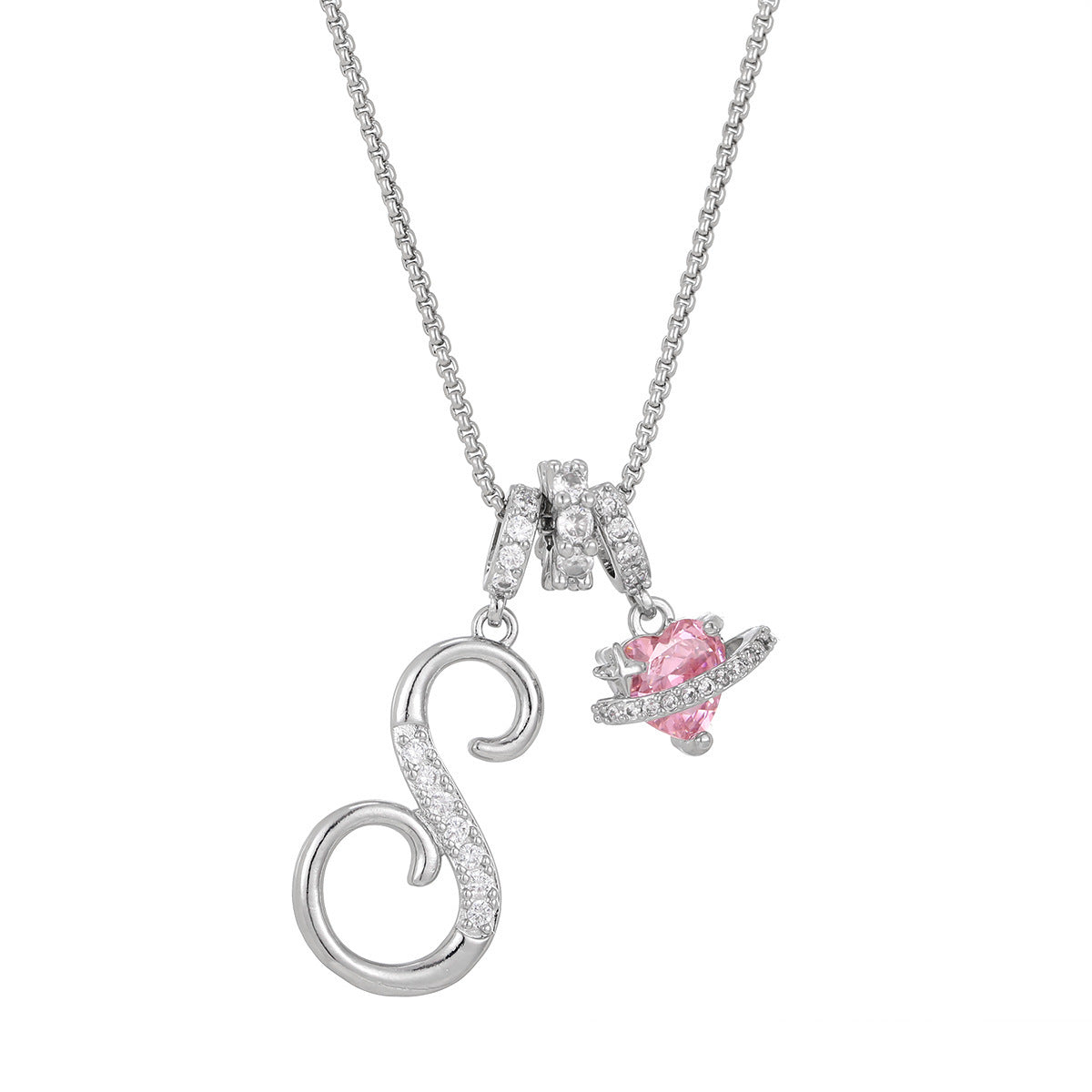 Dopamine English Letter Light Luxury Minority Necklaces