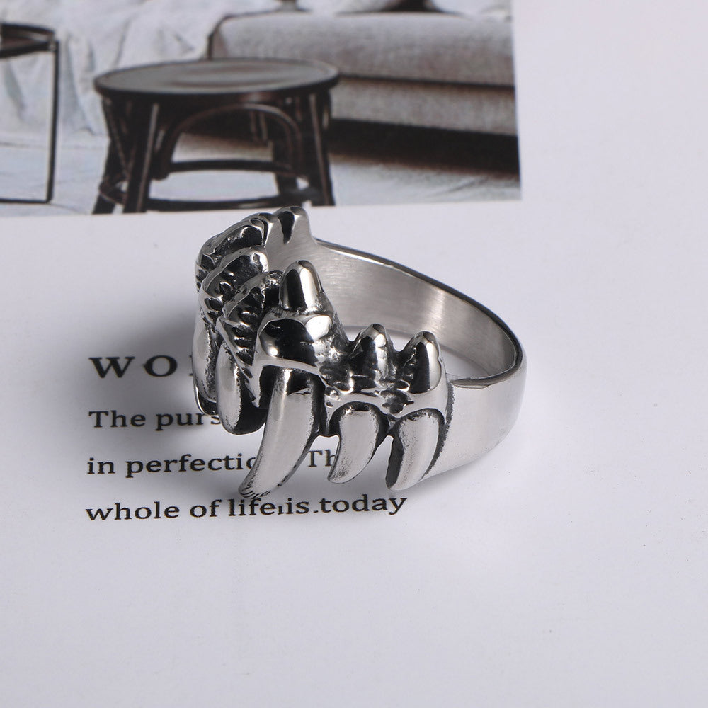 Steel Skull Personality Ghost Hand Boys Ring