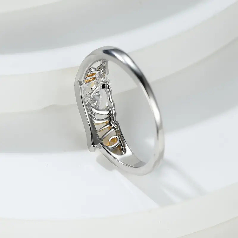 Ya Electroplated Heart-shaped Zircon Popular Fashion Female Bracelets