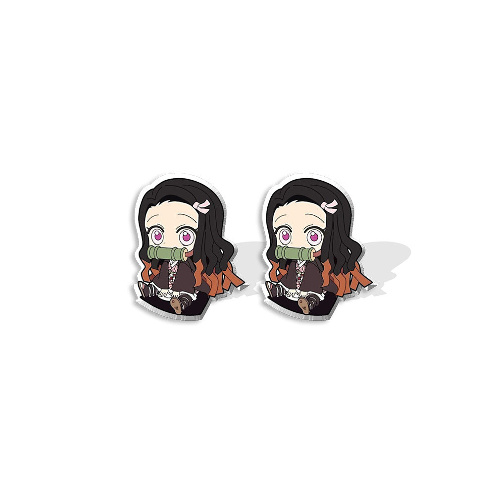 No Anime Secondary Acrylic Heat Shrinkable Sheet Rings
