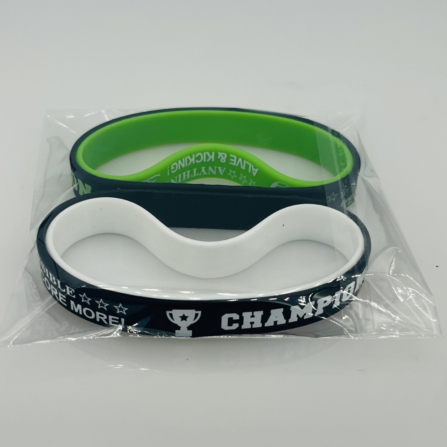 Football Silicone Sports Party Rubber Wrist Band Group Competition Fans Bracelet