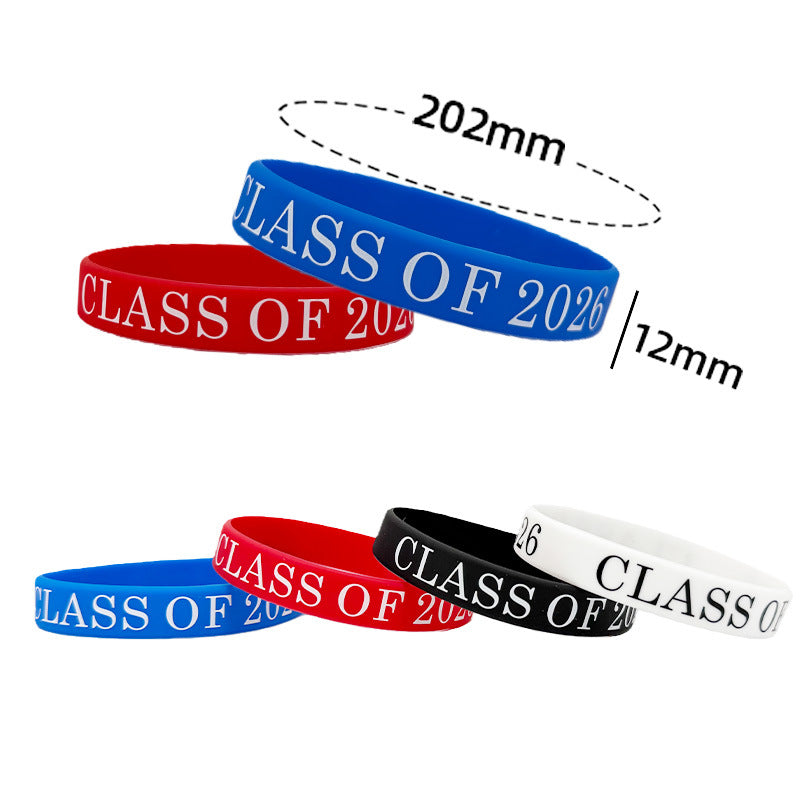 Graduation Party Gift Silicone Adult Activity Bracelet