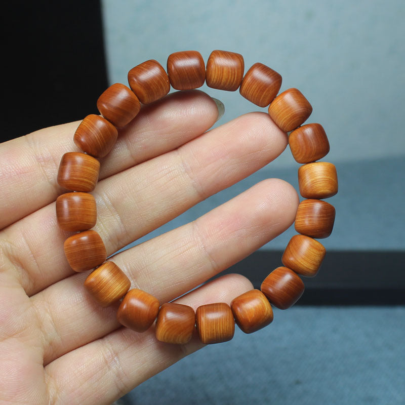 Men's Material Cypress Beads Red Oil Older Made Bracelets