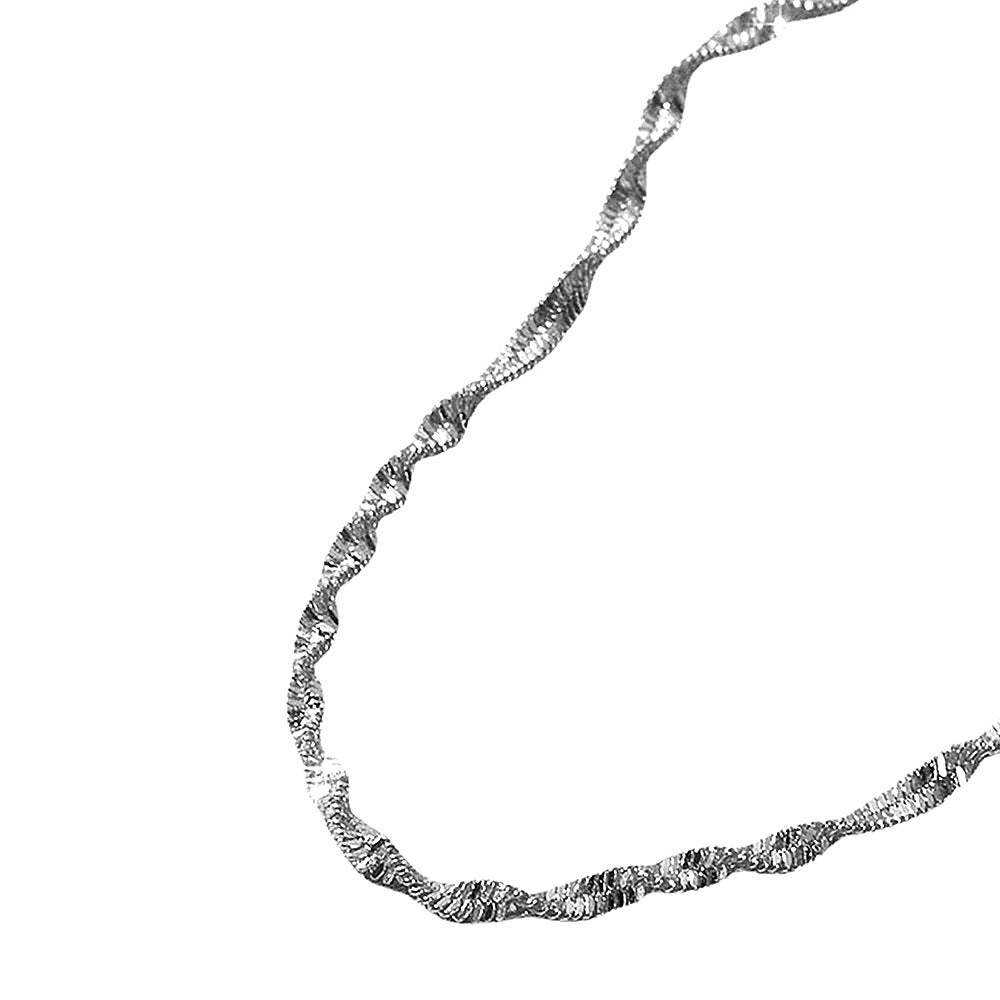 Women's Affordable Luxury Fashion Elegant Gold-plated Stainless Steel Water Wave Chain Bracelets