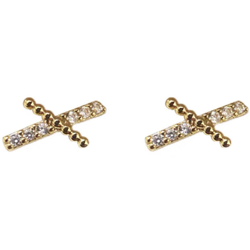 Women's X For Fresh Literature Art Sweet Stud Earrings