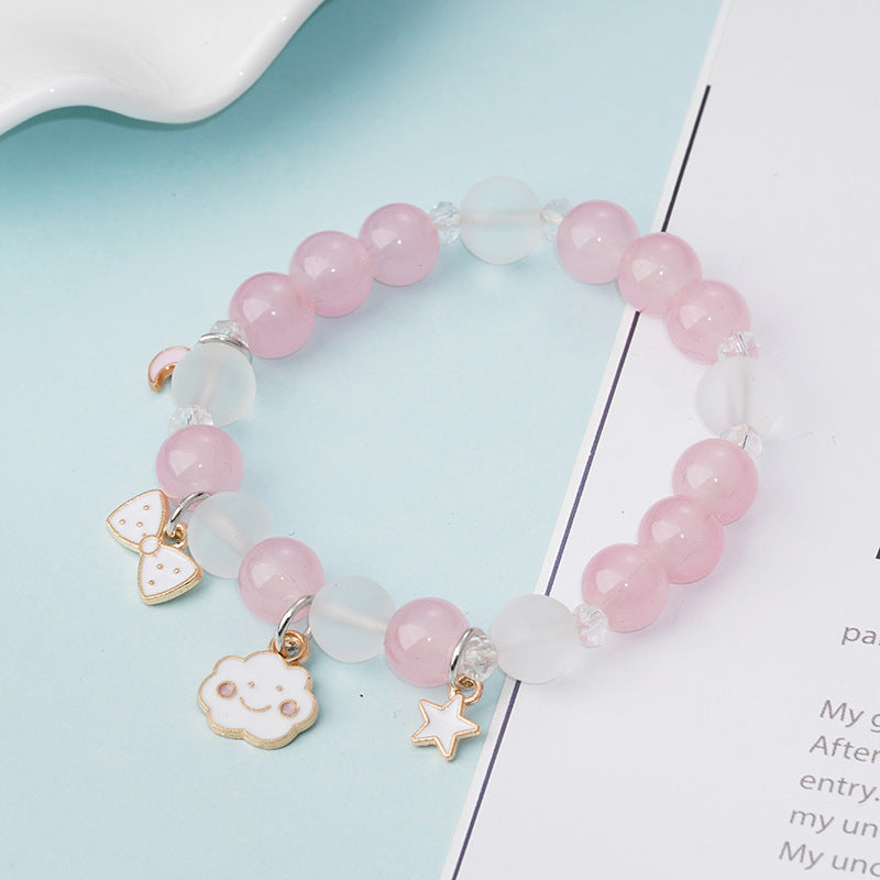 Korean Style Graceful Cute Crystal String Bracelet