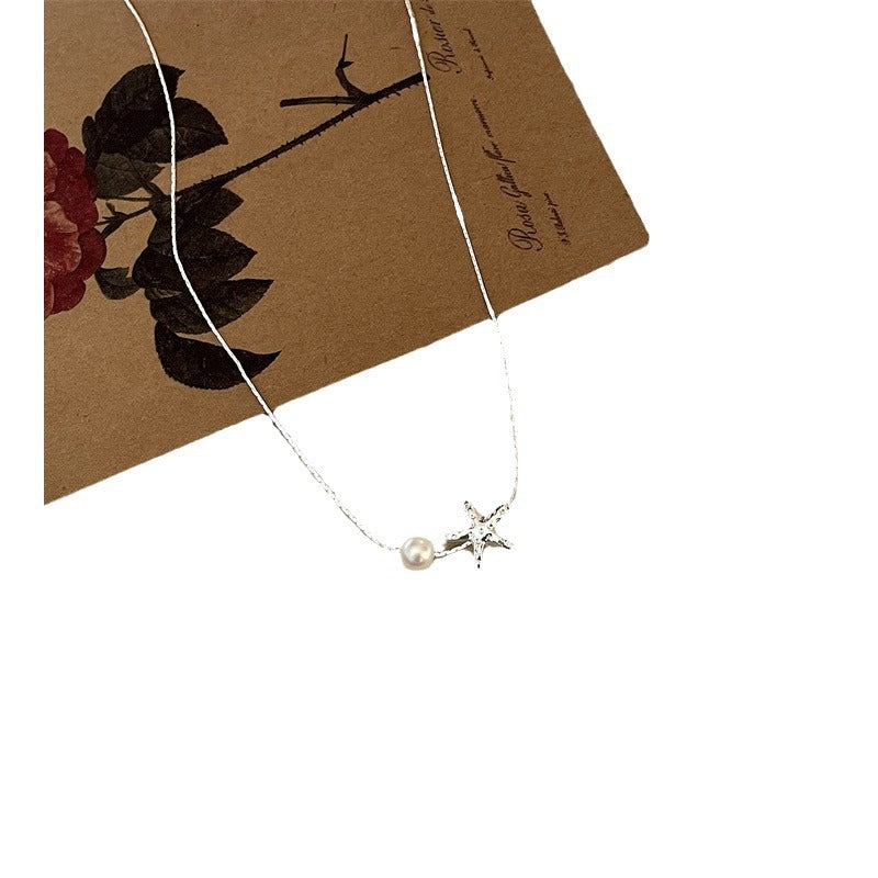 Luxury Simple Niche High-grade Clavicle Chain Sier Necklace