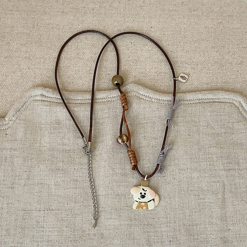 Glaze Beaded Female Cute Apple Czech Beads Necklaces
