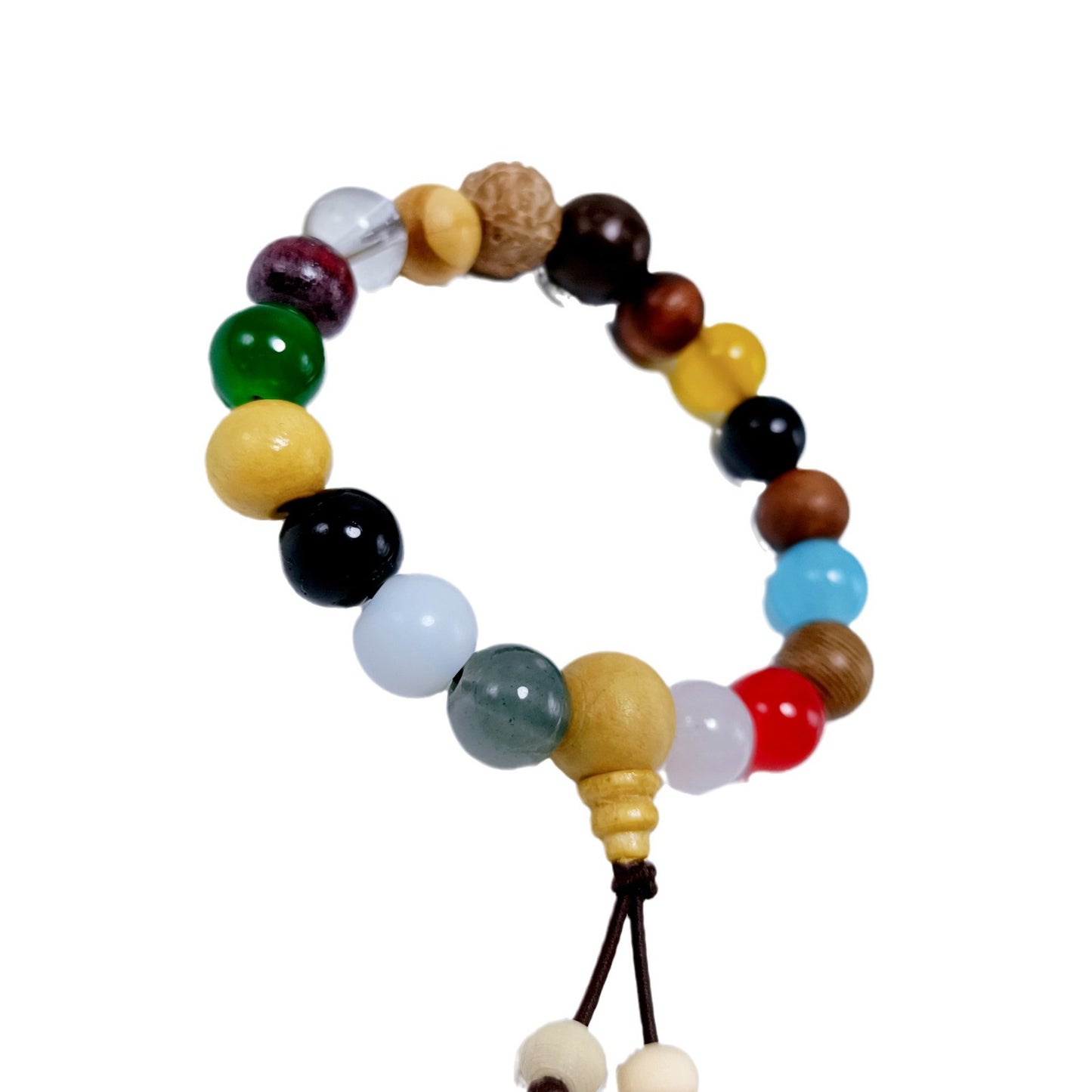 Boutique Walnut Green Sandalwood Fu Lu Bracelet