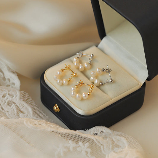 Women's French Elegant High-grade Light Luxury Spring Earrings