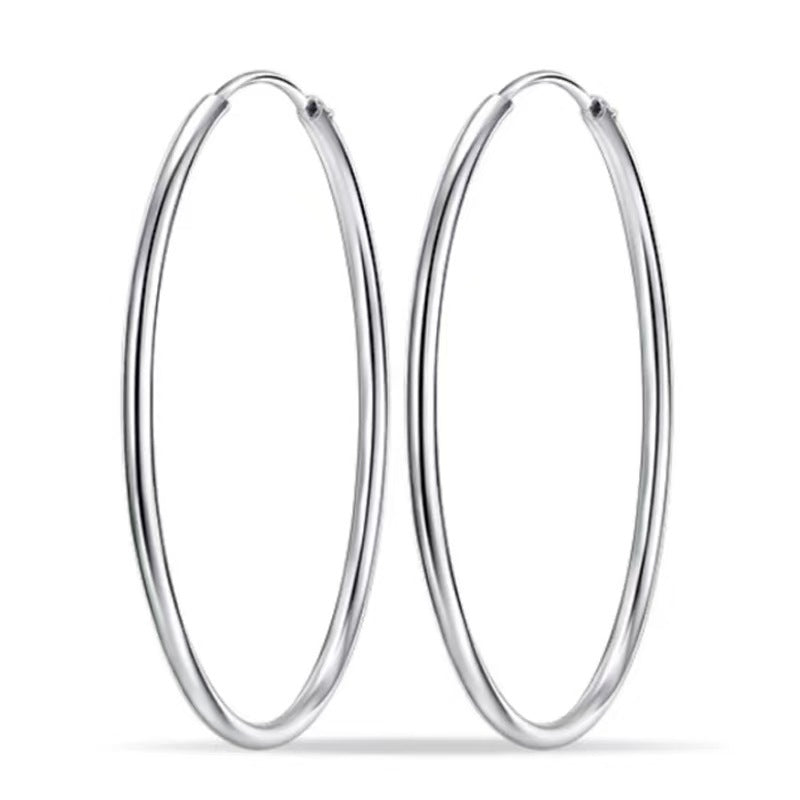 Durable Women's Simple Temperamental Round Drop Earrings