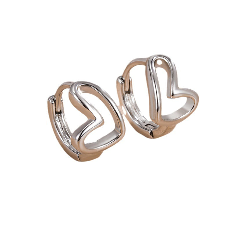 Women's Love Clip Niche Design Light Luxury High-grade Ear Buckle
