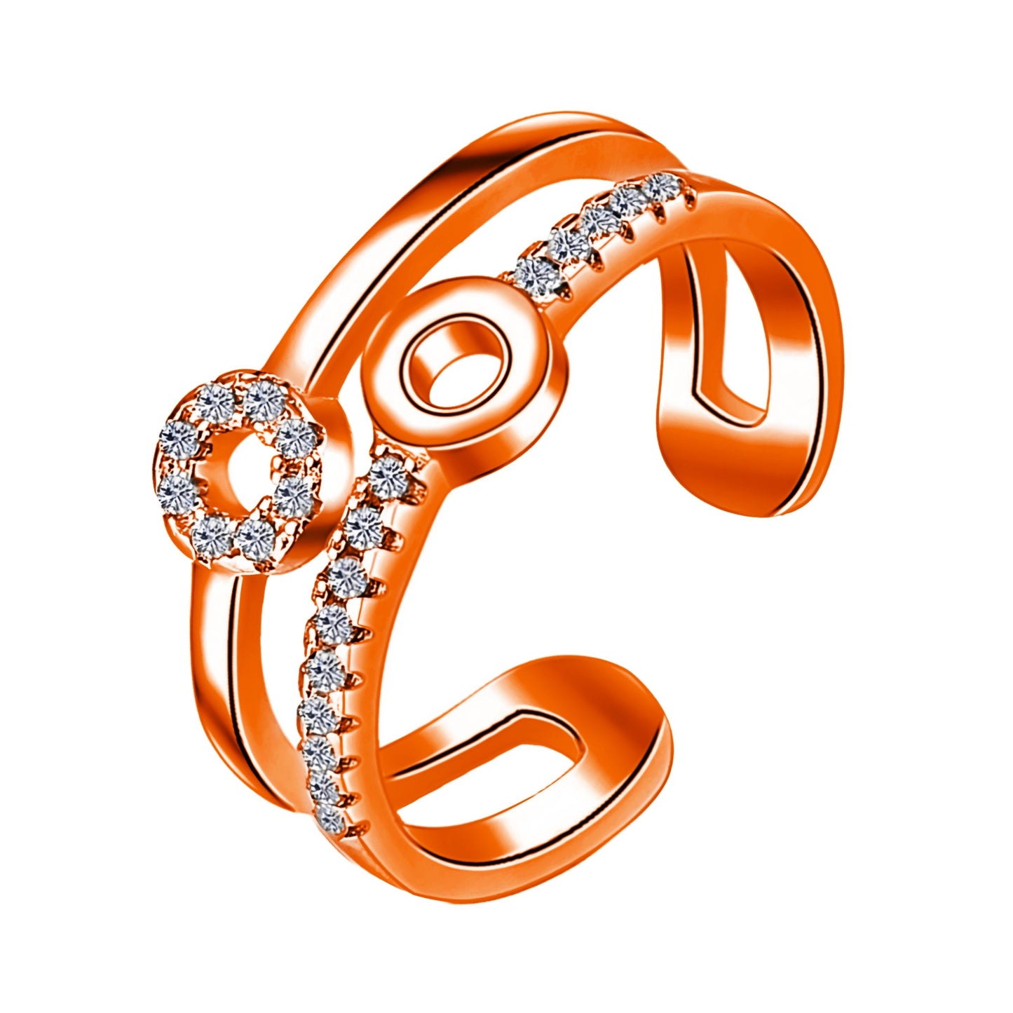 Elegant Decompression Cord For Braiding Open Niche Design Fashion Personalized Ring