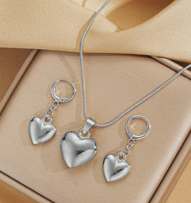 Peach Heart Suit Jewelry High-grade Versatile Necklaces