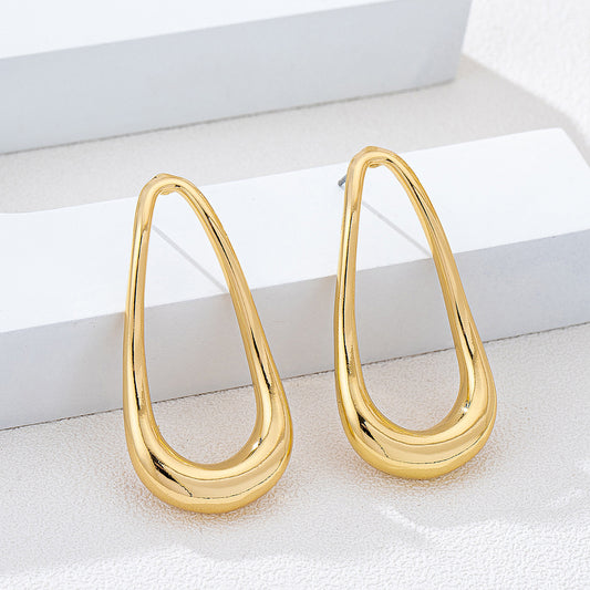 Women's Pair Fashion Minimalist Geometric Ear Daily Commuting Wear Send Girlfriend Stud Earrings