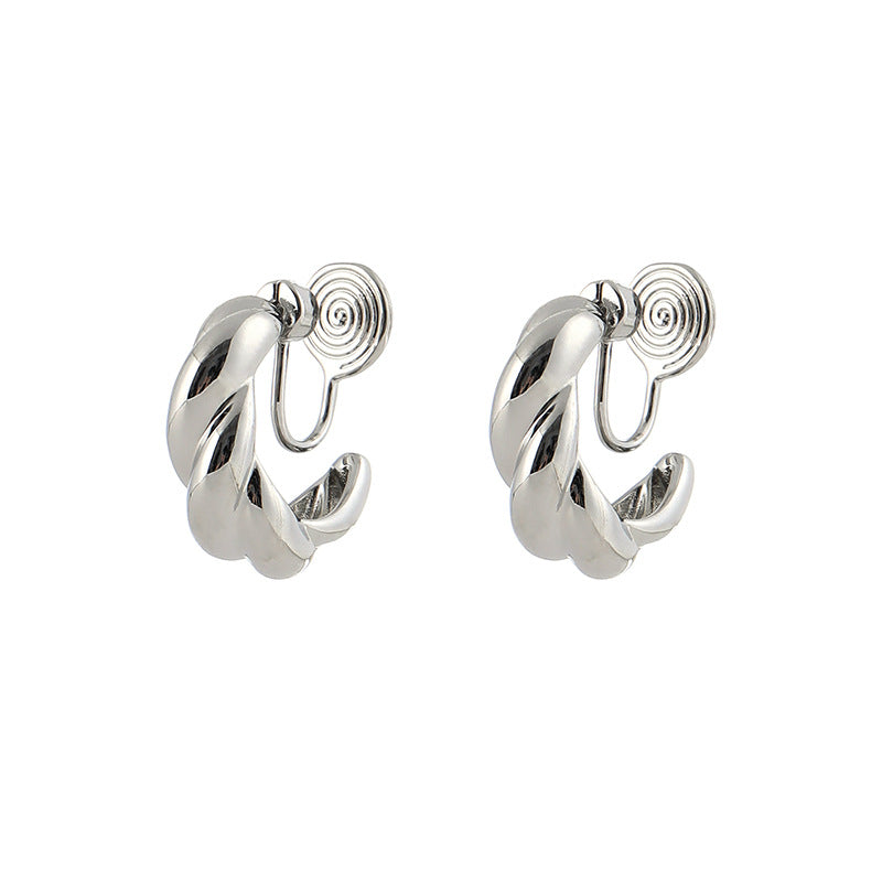 Women's Commuter Circle No Pierced Rotating Mosquito Rings