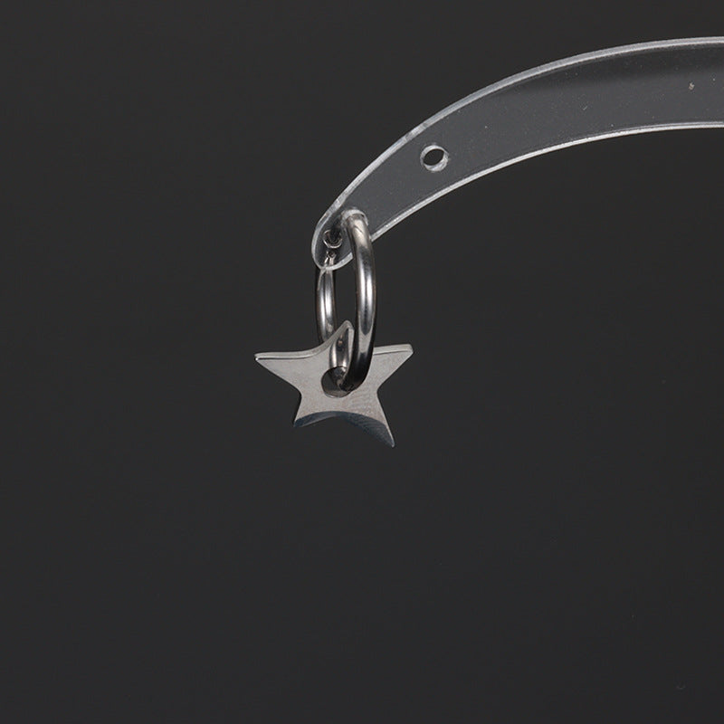 Star Irregular Male Female Personality Design Gold Mixed Earrings