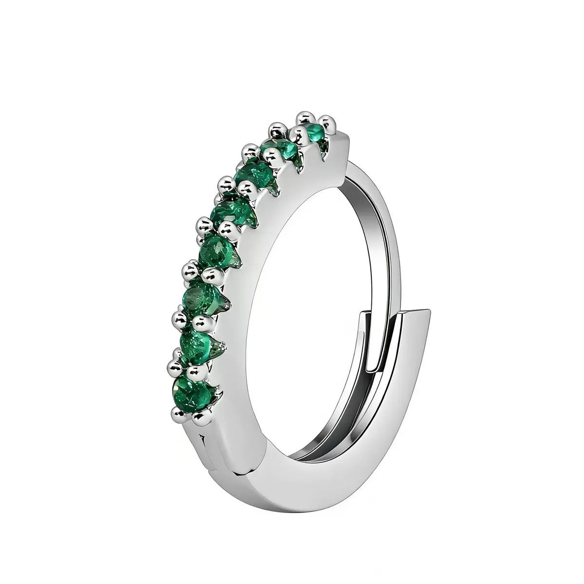 Women's Gang Drill Color Zircon Fashion Minimalism Copper Plating Earrings