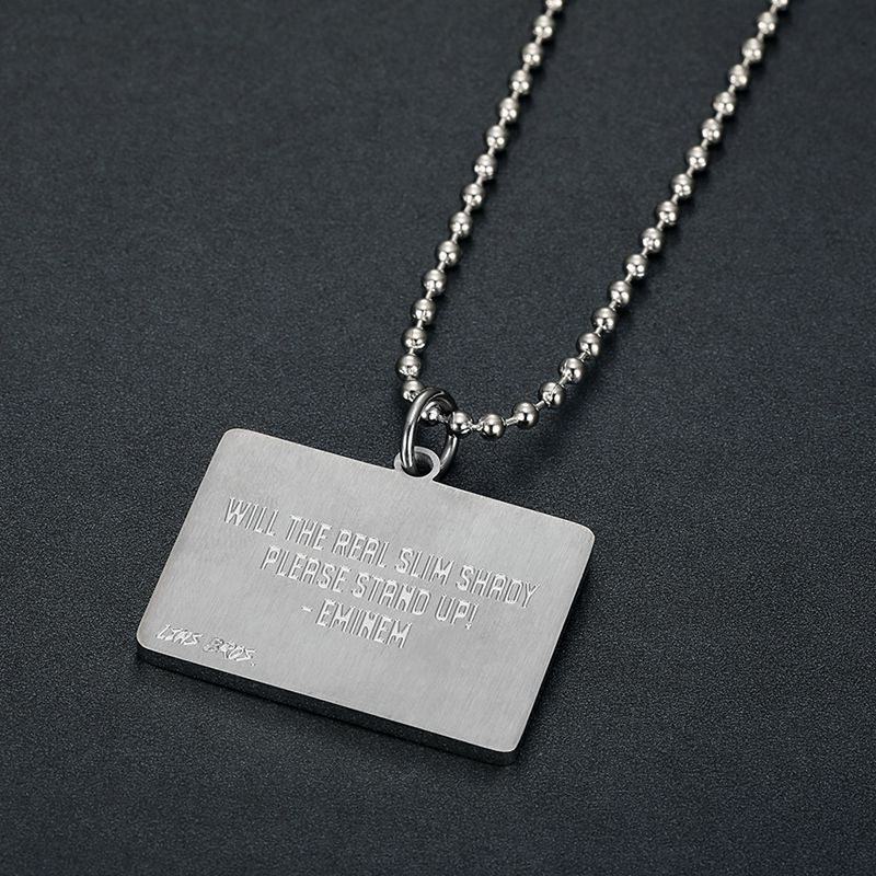 Hop Rap Trendy Accessories Titanium Steel Pendants