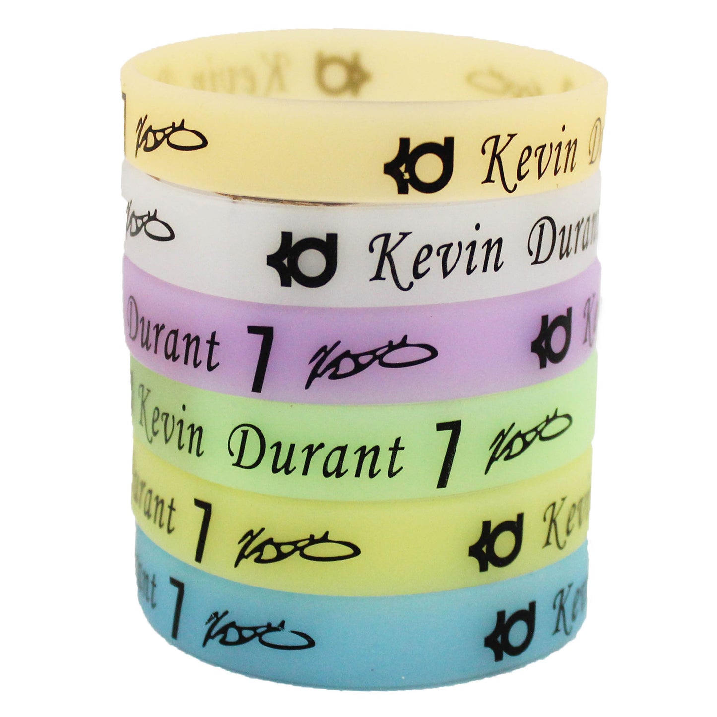 Silk Screen Basketball Silicone Sports Curry James Bracelet