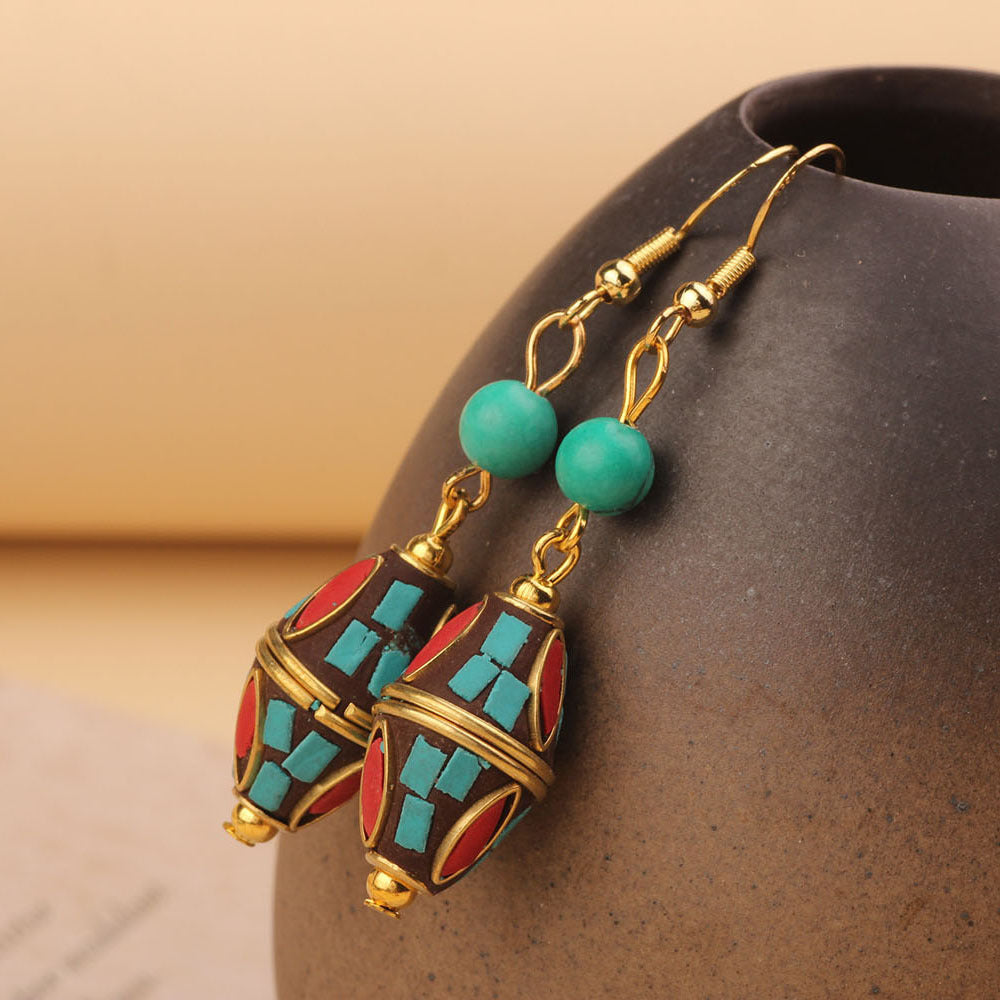 New Attractive Vintage Nepal Simple Design Earrings