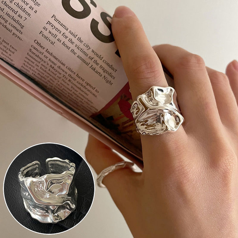 Women's Geometric Fashion Twisted Open-end Personality Hip Rings