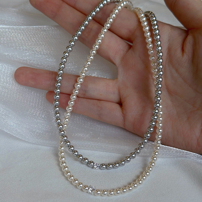Women's Square Sugar Zircon Light Luxury High-grade Elegant Fashion Temperament Clavicle Necklace