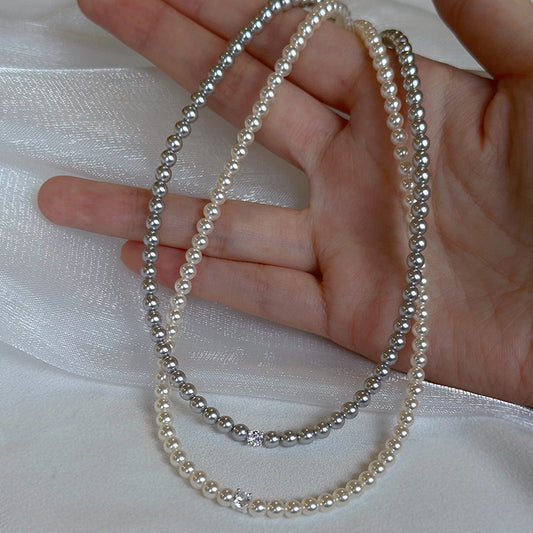 Women's Square Sugar Zircon Light Luxury High-grade Elegant Fashion Temperament Clavicle Necklace