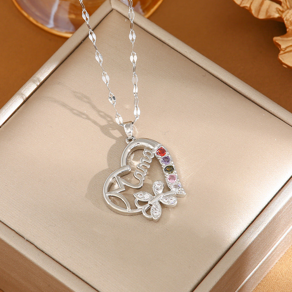Women's Titanium Steel No Fading High-grade Design Necklaces