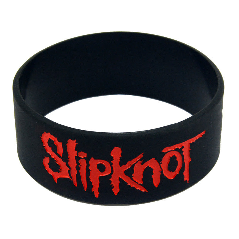 Silicone Fashion Music Hand Strap Trendy Hip Hop Bracelet