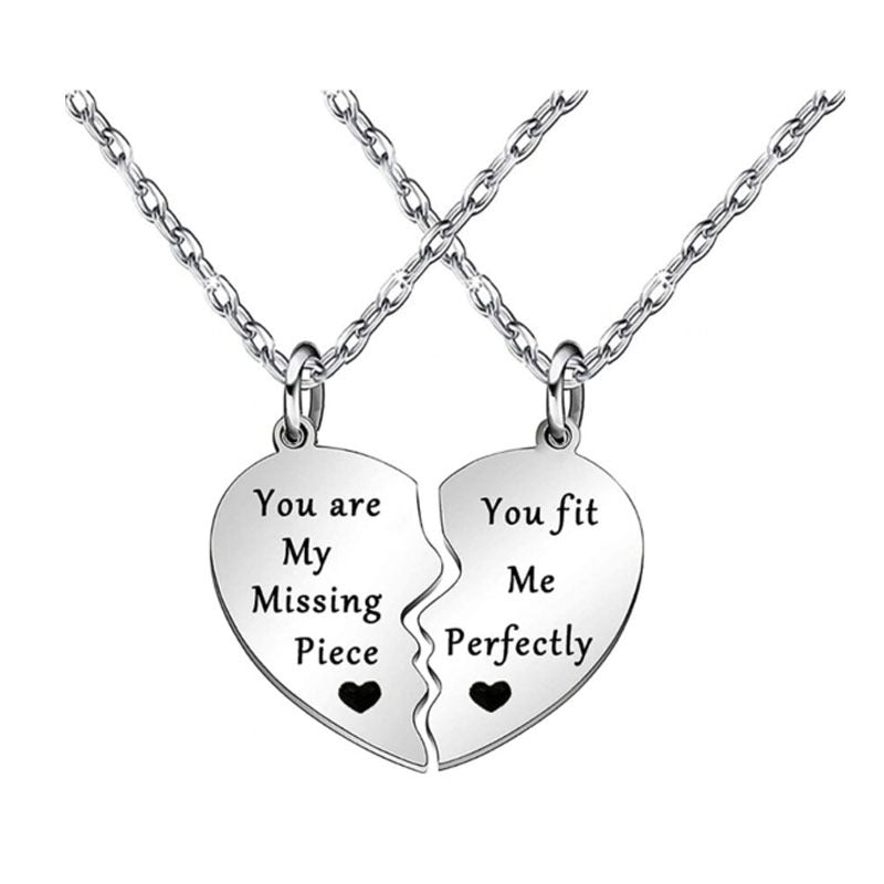 Pretty Trendy Stainless Steel Couple Gift Pendants