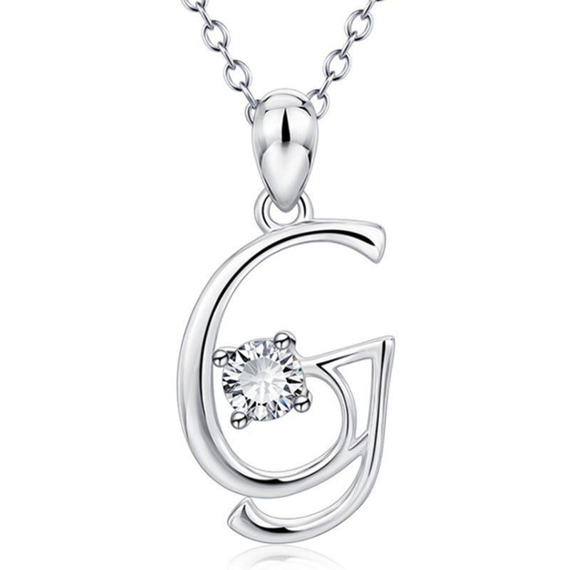 Style English Letters Fashion Jeweled Popular Pendants