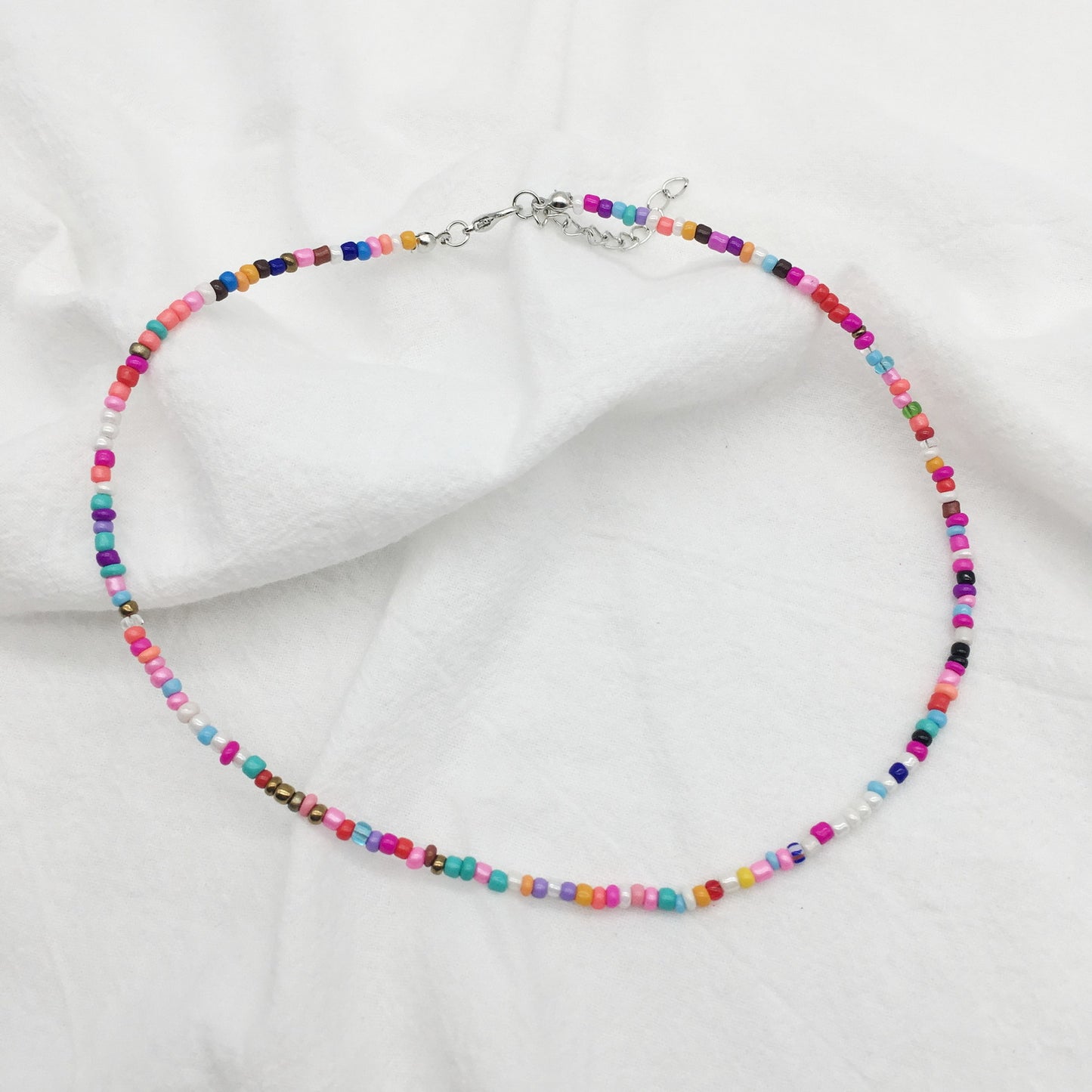 Beautiful Women's Bead Multicolor Vacation Beach Necklace