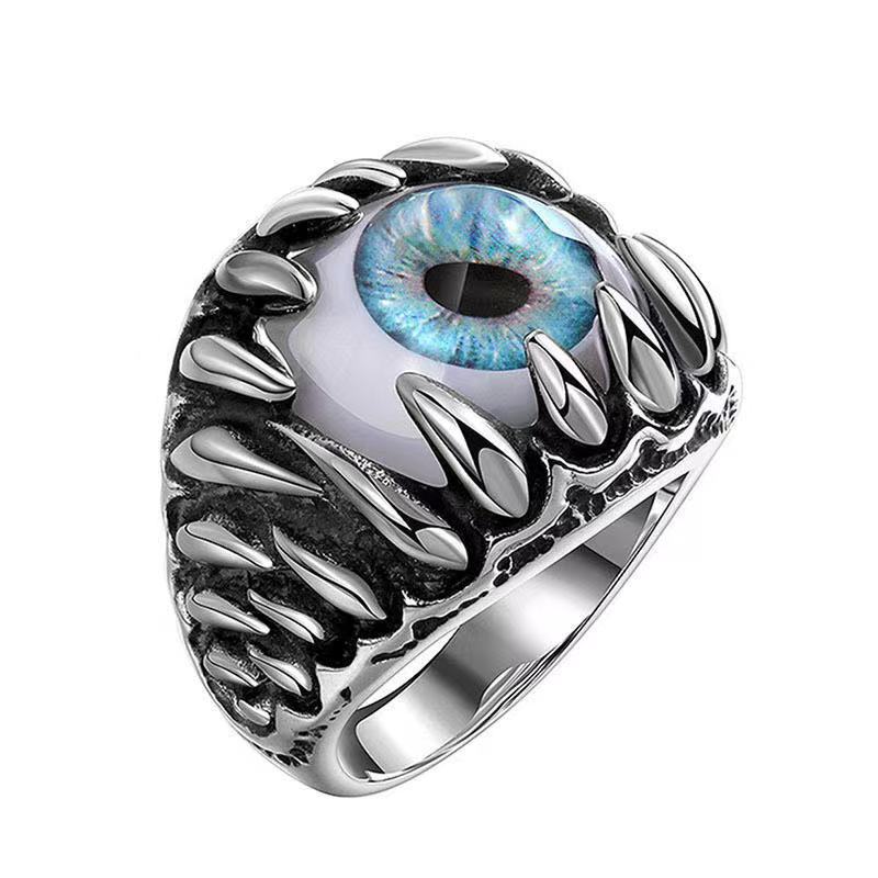 Retro Devil Eye Alloy Evil Trend Rings