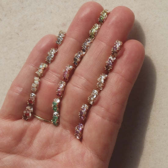 Gradient Twee Birthstone Birthstones Mother's Day Earrings