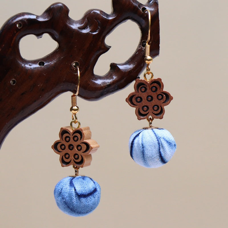 Style Chinese Traditional Cheongsam Vintage Senior Earrings