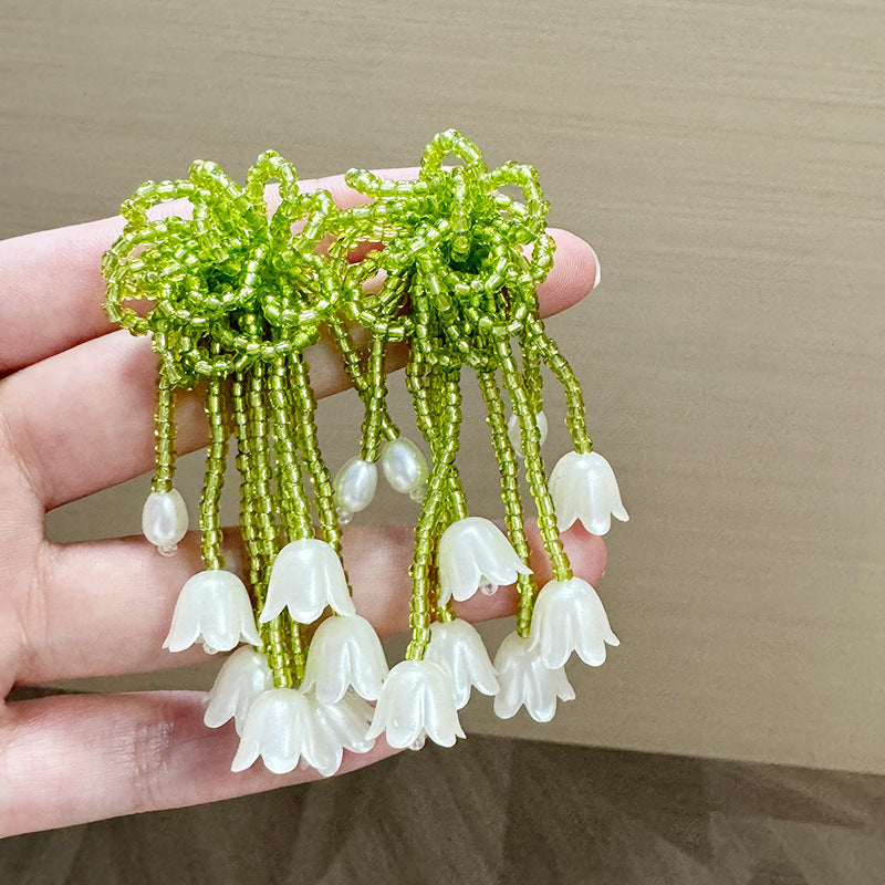 Super Fairy Mori Style Atmosphere Simple Earrings
