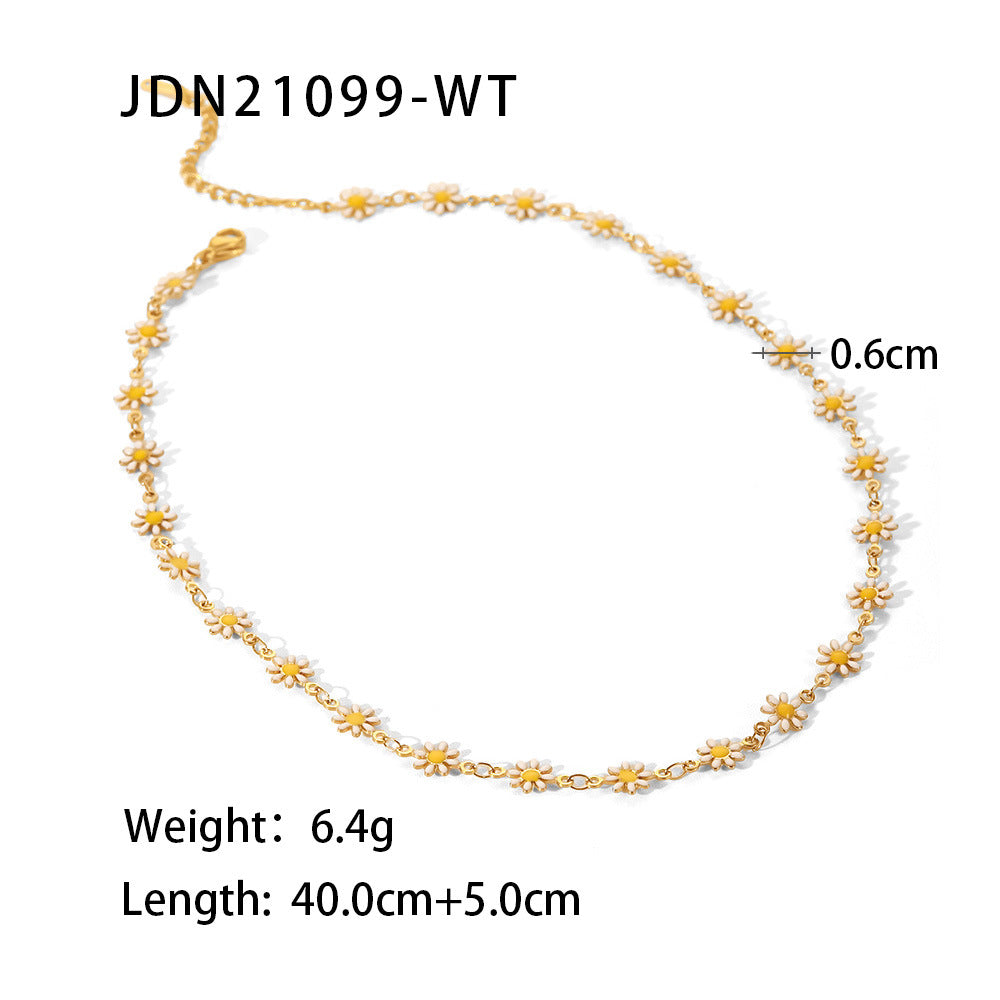 Women's Ding Stainless Steel Ornament Fashion Titanium Necklaces