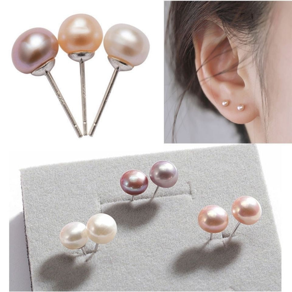 Korean Style High-grade Cold Elegant Natural Freshwater Earrings