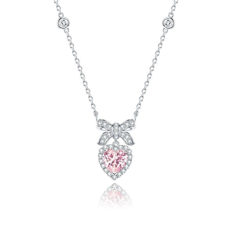 Point Full Series Female Bow Couple Design Clavicle Chain Sweater Necklaces